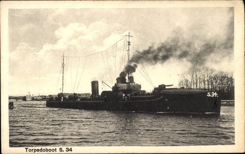 Deutsches kriegsschiff - ak,