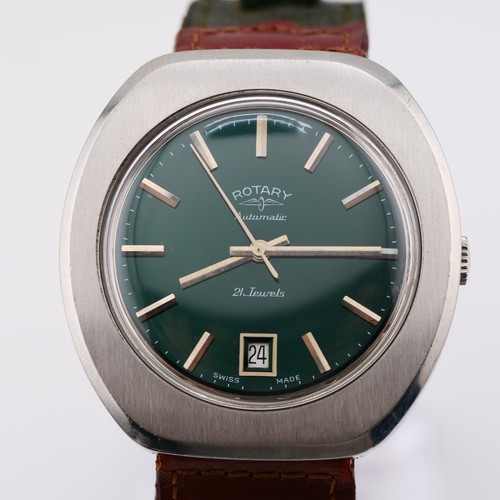 Rotary automatic green dial - rotary,