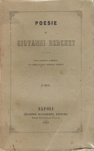 Giovanni berche gedichte - giovanni, von