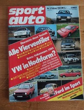 Sport Auto 02/1984 Opel Kadett