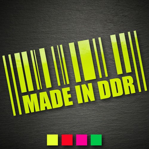 13218 made ddr aufkleber - in,
