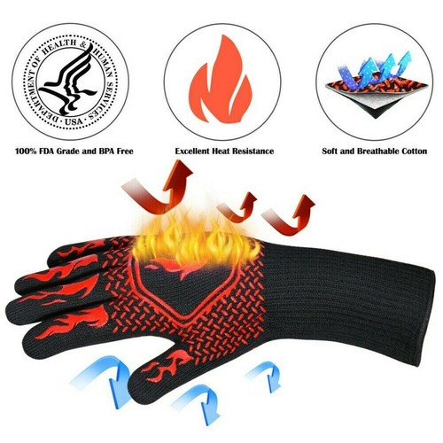 Paar grillhandschuhe - 1,
