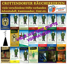 CROTTENDORFER RÄUCHERKERZEN - KEGEL - RÄUCHERKERZCHEN - ADVENTSDUFT - ZIMT u.v.m