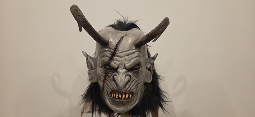 Holzmaske krampusmaske - holzmaske,