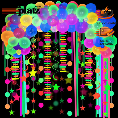 Neon party deko - party,