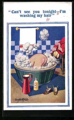 Künstler donald mcgill - künstler-ak,