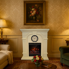 abc HOME Elektrokamin Weiß |