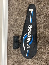 Victor Badminton-Set (2 Schläger V-3100 + Tasche + Federbälle)