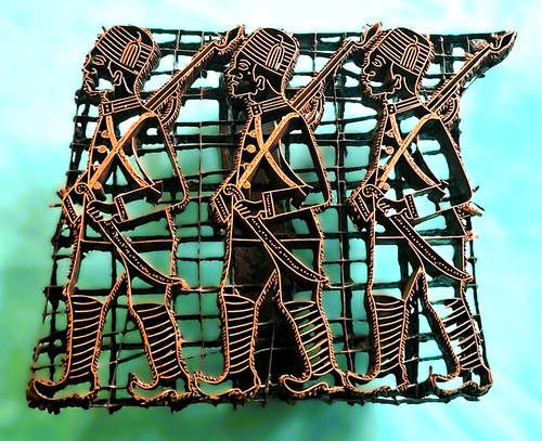 Batikstempel antik kupfer - batikstempel,