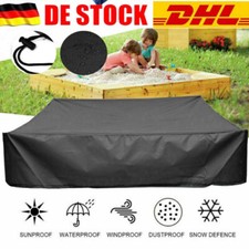  Sandkastenabdeckung Abdeckplane Sandkasten mit Kordelzug Sandkastenplane Schutz