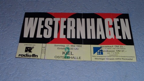 Westernhagen konzertkarte - westernhagen,