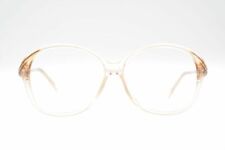 Vintage 80s Damen 9700 Brown rosa rund Brille Brillengestell eyeglasses NOS