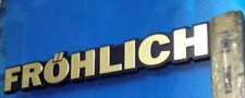 Schriftzug FRÖHLICH zum Kleben für Akkordeons etc.