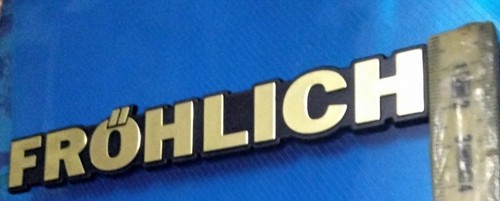Schriftzug fröhlich zum - frÖhlich,