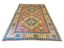 Antiker Teppich Handgeknüpfter Milas Anatol Orientteppich Adlerkasak 203x132cm