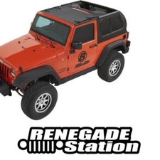 Jeep Wrangler JK Sun Bikini Top Targa Style Black Diamond Bestop 07-17