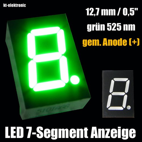 Stück led segment - stück, 7-segment