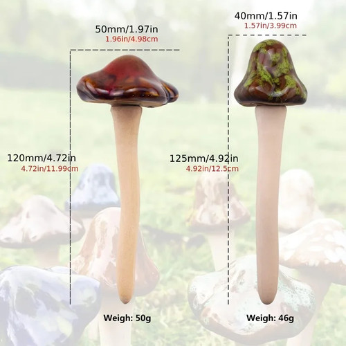 Keramik-Pilz-Ornament
