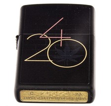 ZIPPO schwarz matt Design 420