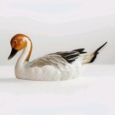 Hutschenreuther Ente Pfeifente Vogel Tier Porzellan Figur, 1. Wahl, selten, TOP