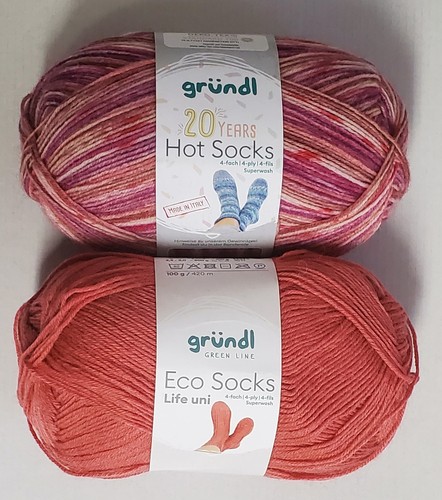 Sockenwolle gründl hot - hot, socks
