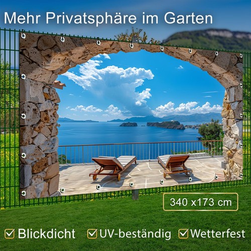 Sichtschutz garten plane groß - garten,