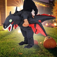 Aufblasbares Halloween-Drachenkostüm, Requisite, lustiger Anzug, zum Aufblasen,