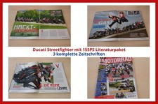 Ducati Streetfighter mit 155PS Literaturpaket - 3 komplette Zeitschriften