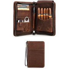 Zigarrenetui  Zigarrentasche Humidor Reise Zigarrenkoffer cigar box