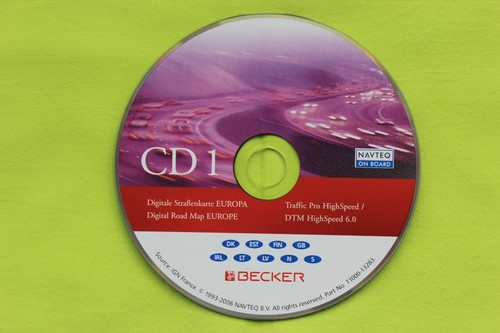 Navigation becker traffic - cd,