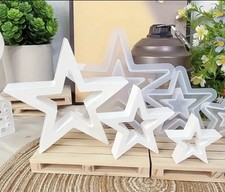 3 Stück Sterne Silikonform