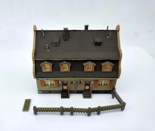 Haus bahnsteig doppelhaus - doppelhaus, spur
