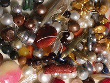 300g  Zuchtperlen, Korallen