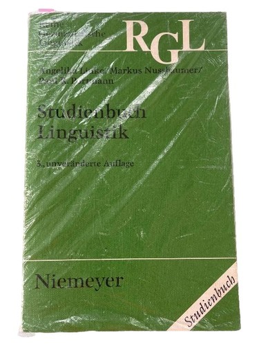 Studienbuch linguistik linke - studienbuch,