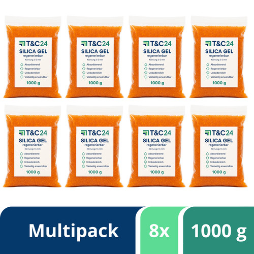 8kg silica gel orange - 8kg,