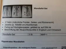 3 Poster*Wandtafeln*Akupunktur*farbig*super*100x60cm