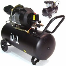 Druckluft Kompressor Direktantrieb 10bar 100L Kolbenkompressor 230 V, 3PS, 44314