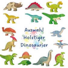 Auswahl Holztiger Dinosaurier