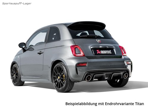 Akrapovic sportauspuff titan - sportauspuff,