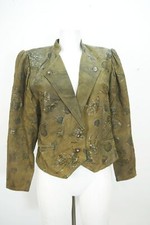 Kurze Lederjacke 80er Vintage