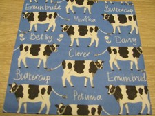 5 lose Servietten Martha Gertrude blue