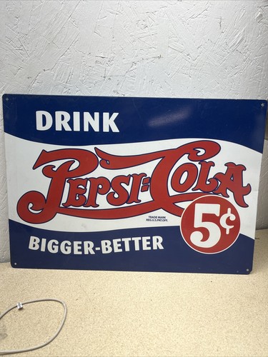 Reproduktion blechschild pepsi - blechschild,