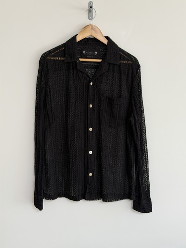 Allsaints spitzen netz hemd - spitzen,