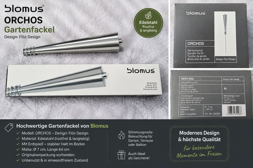 Blomus orchos gartenfackel - blomus,