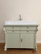Waschtisch/ restaurierte Kommode pastell grün - EINZELSTÜCK