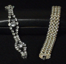 Strassschmuck Armbänder 2 Stück defekt