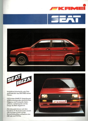 Prospekt datenblatt seat ibiza - prospekt,
