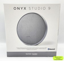 Harman Kardon Onyx Studio 9 Tragbarer Bluetooth-Stereo-Lautsprecher Grau NEU OVP