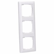 Gira 021303 Standard 55 3FACH-ABDECKRAHMEN, Reinweiß