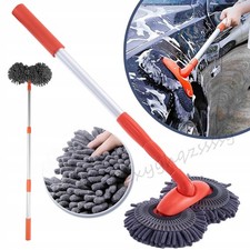 Auto Reinigungsbürste waschbürste Teleskop Waschbürste Bürste KFZ Autopflege DE